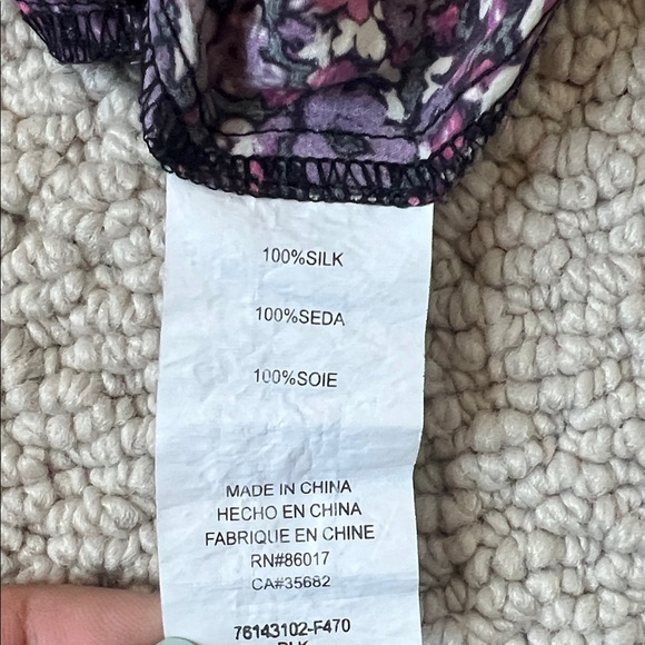 Floral Bebe Dress in Purple and Pink - Picture 6 of 6